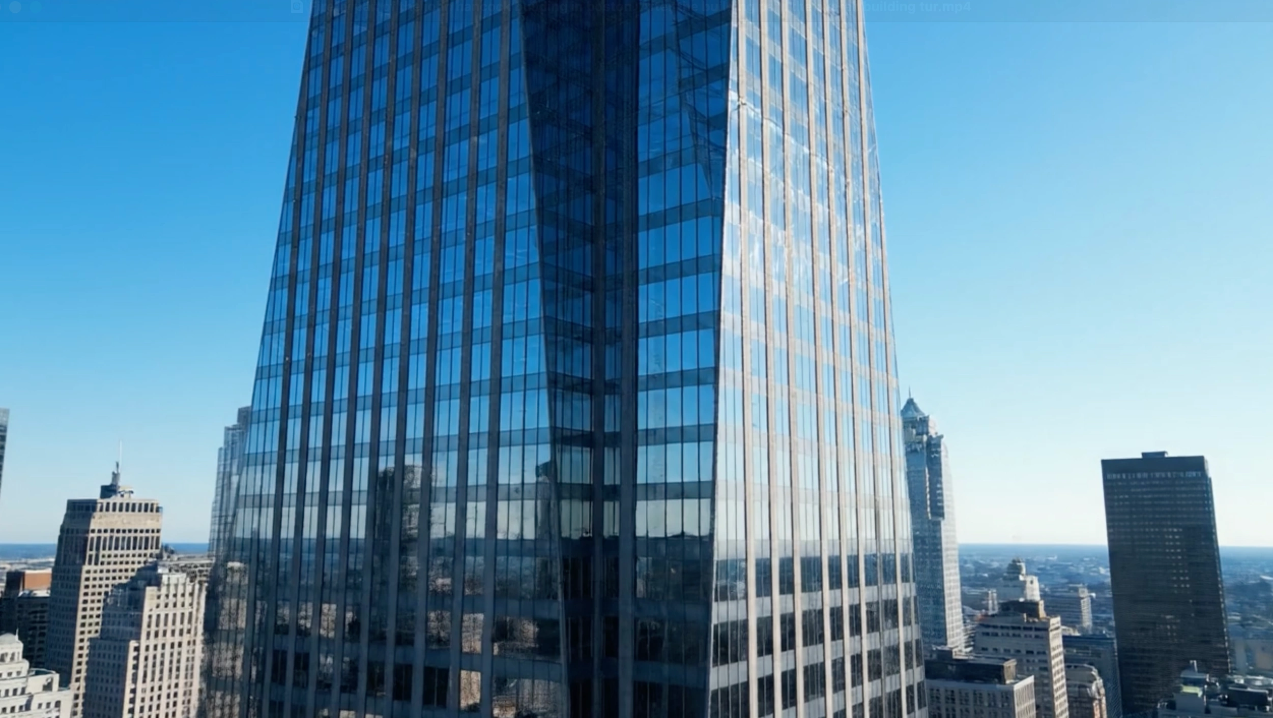 Urban cityscape at dusk
